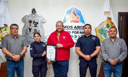 Reconoce Tomás Gutiérrez a policías por su compromiso y vocación