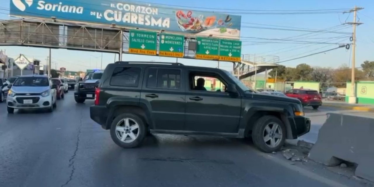 Accidente genera tráfico en periférico LEA