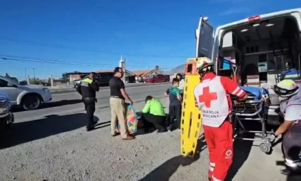 Accidente por alcance provoca caos vial en Valdés Sánchez
