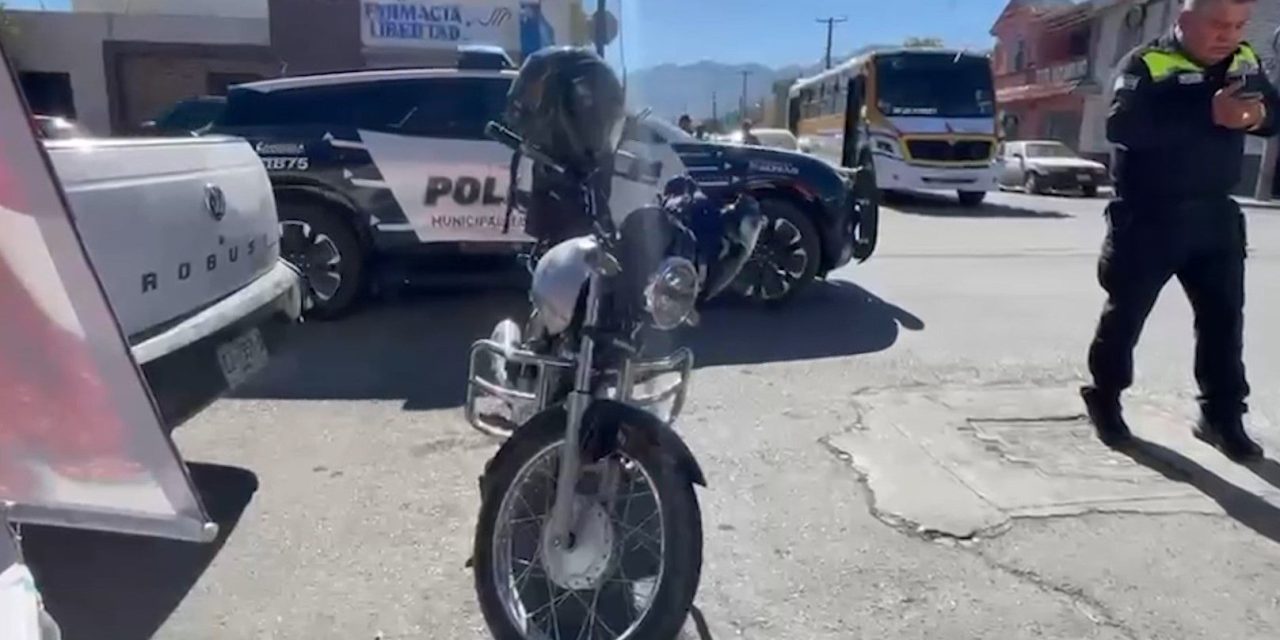 Acompañante de motociclista resulta lesionado en accidente en Bellavista