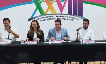 Anuncian Javier y Luly Díaz los XXVIII  Juegos Municipales de los Adultos Mayores