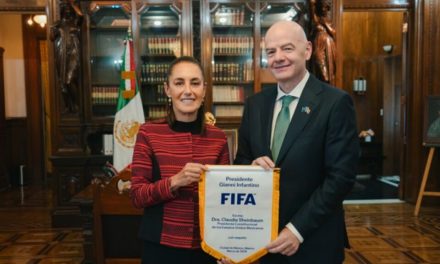 Rumbo al Mundial; Sheinbaum se reúne con Gianni Infantino