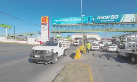Gobierno de Saltillo mejora seguridad vial en el bulevar Mirasierra