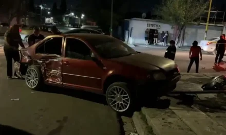 Accidente fatal en Saltillo: ignora alto y mata a su pasajero