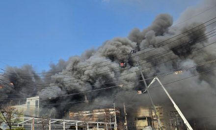 Incendio y colapso en planta de autopartes deja decenas de heridos en Corea del Sur