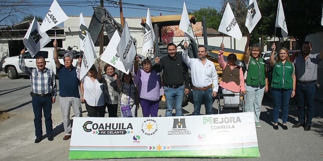 Inicia paquete de obras hidráulicas en Monclova
