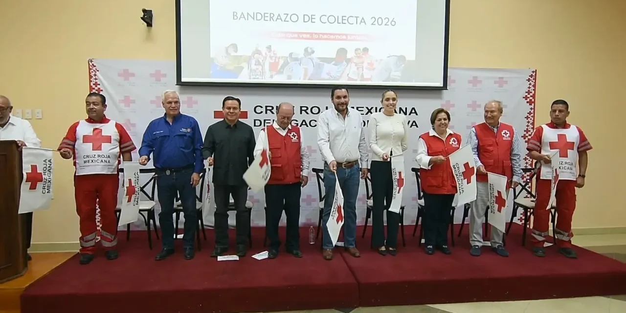 Dan banderazo de colecta en Cruz Roja Monclova