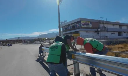 Intensifica Javier Díaz trabajos de reparación de parapetos