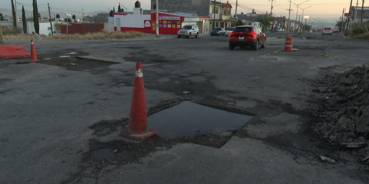 Intransitable el bulevar Cedros en Nuevo Mirasierra