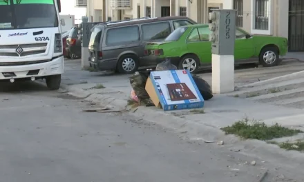 Saltillo:  Les dejaron la basura en la banqueta; les iban hacer operación limpieza