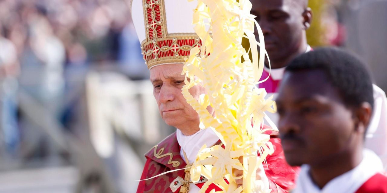 Pide el papa León XIV terminar con la guerra en su primer Domingo de Ramos