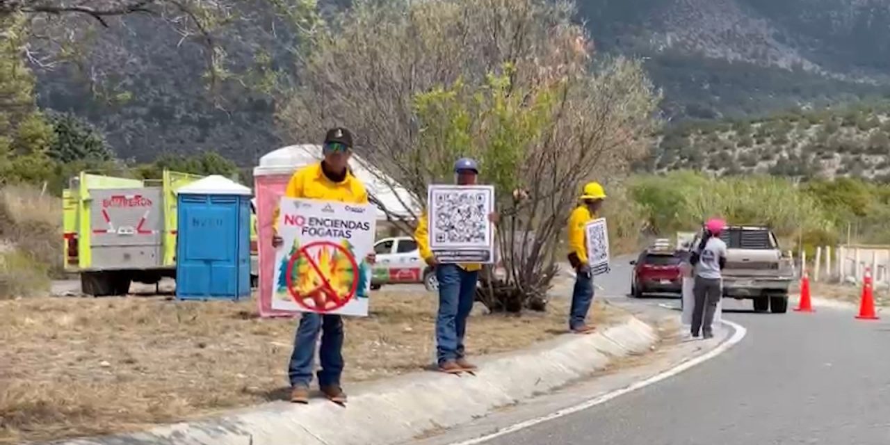 Surten efecto campañas de prevención de incendios forestales en Arteaga