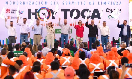 Román Cepeda arranca sistema de modernización del servicio de limpieza