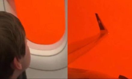 ‘Cielo apocalíptico’: Pasajeros captan impactantes imágenes de Grecia teñida de rojo por polvo del Sahara