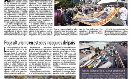 Portada RCG Nacional e Internacional [4  de abril de 2026] La ONU califica de grave la desaparición forzada en México; pega al turismo en estados inseguros del país y más…