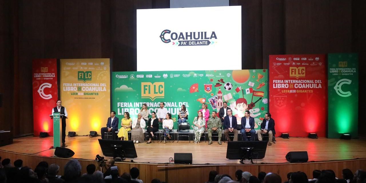Inauguran Feria Internacional del Libro de Coahuila 2026