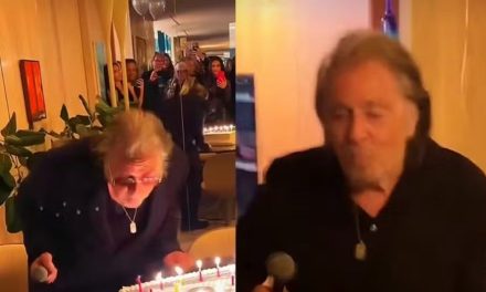 Al Pacino celebra 86 años de la mejor manera (video)