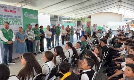 Arranca construcción de techumbre en secundaria Margarita Maza de Juárez