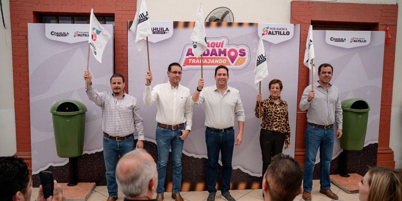 Arranca Javier Díaz rehabilitación de banquetas en Centro Histórico