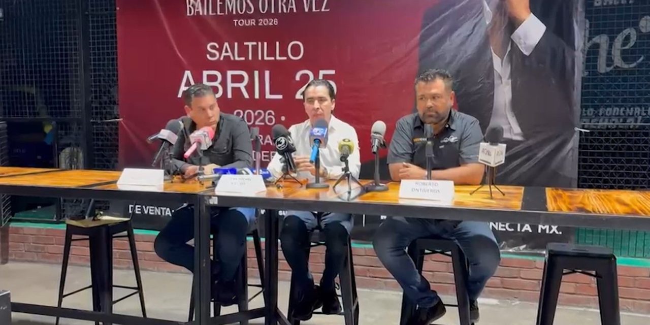 Chayanne en Saltillo este 25 de abril