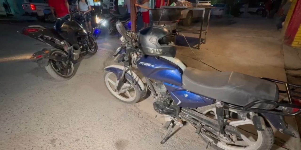 Choque entre motociclistas deja un lesionado en la colonia Guayulera