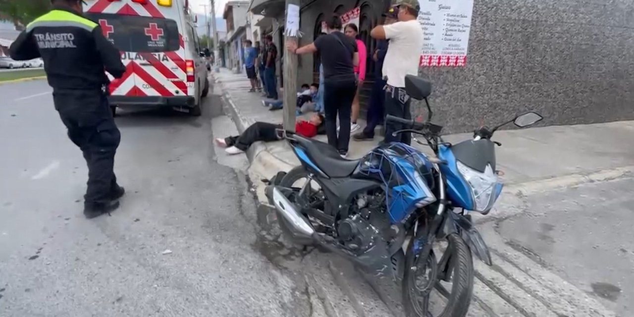 Dos menores resultan lesionados tras accidente en la colonia Zaragoza