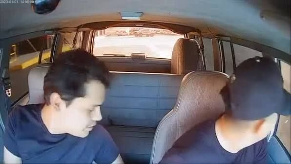Ladrones roban auto en Walmart de Mexicali… no se percataron que había una cámara a bordo
