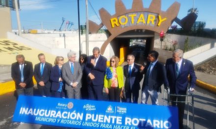 Entrega Tomás Gutiérrez rehabilitación de  paso a desnivel en Ramos Arizpe