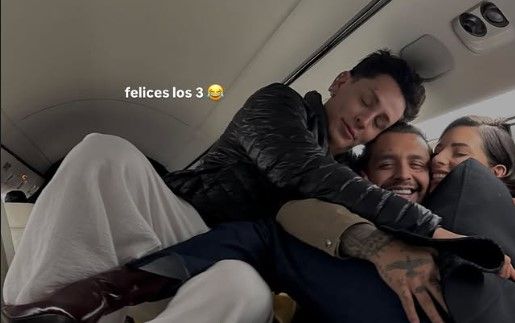 ¿Felices los 3?: Kunno reaparece con Christian Nodal y Ángela Aguilar para acallar rumores de ruptura