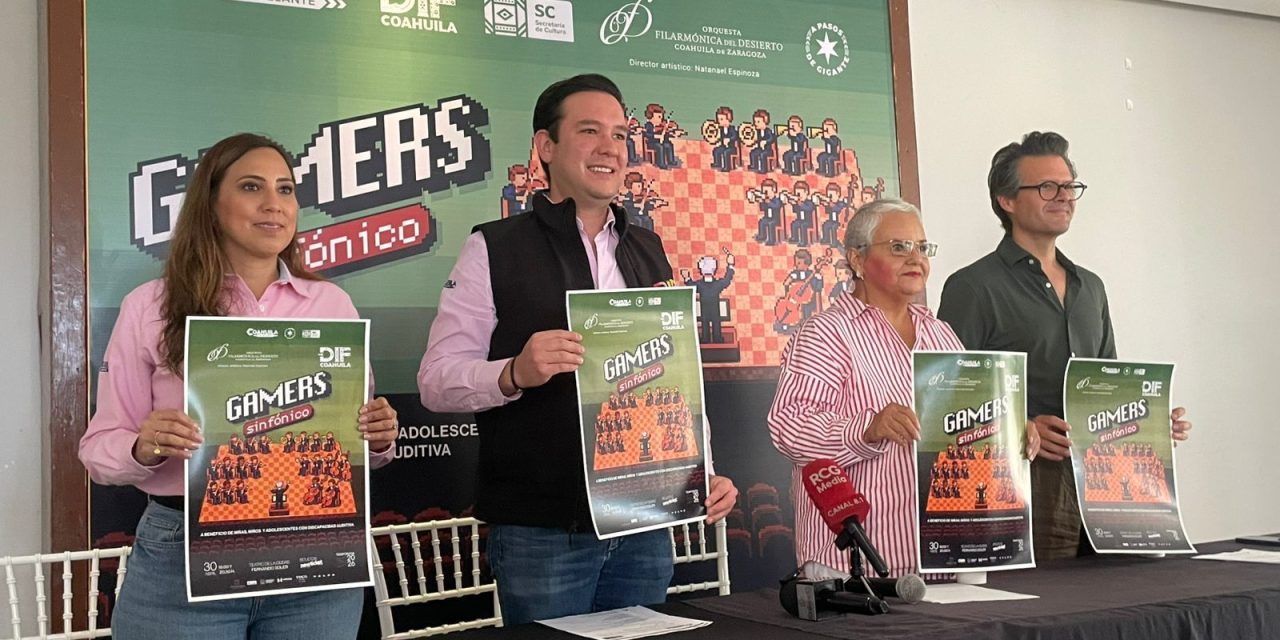 Presentan el concierto Gamers Sinfónico en Saltillo