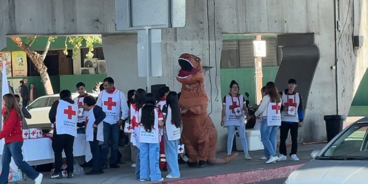 Llaman a apoyar en la coleta de la Cruz Roja en Saltillo