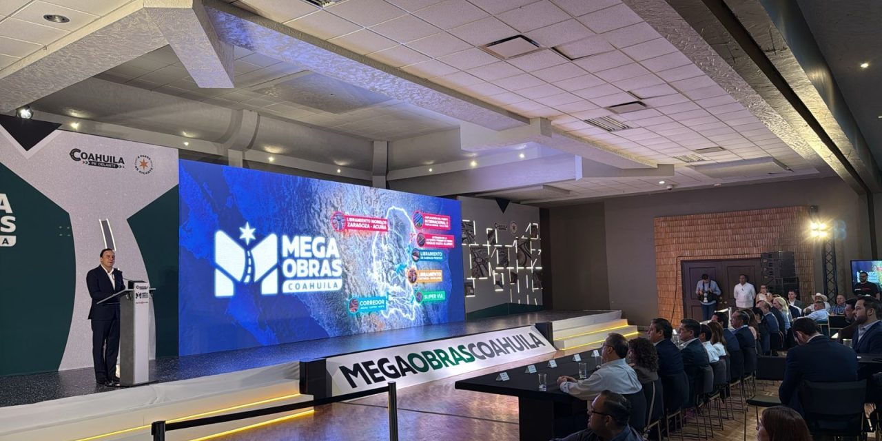 Presenta Manolo Jiménez obras de infraestructura carretera