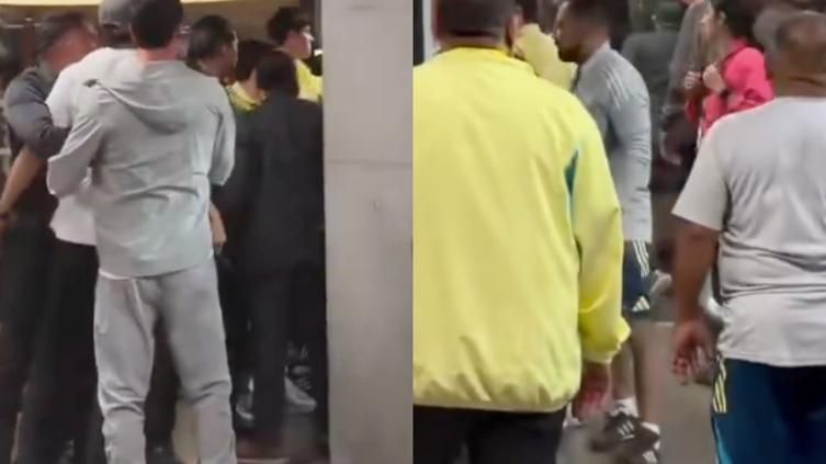 Así fue la pelea entre el hijo del Turco Mohamed y Henry Martín en los vestidores, durante el América vs Toluca