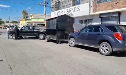 Persona lesionada en accidente en la colonia Vista Hermosa.