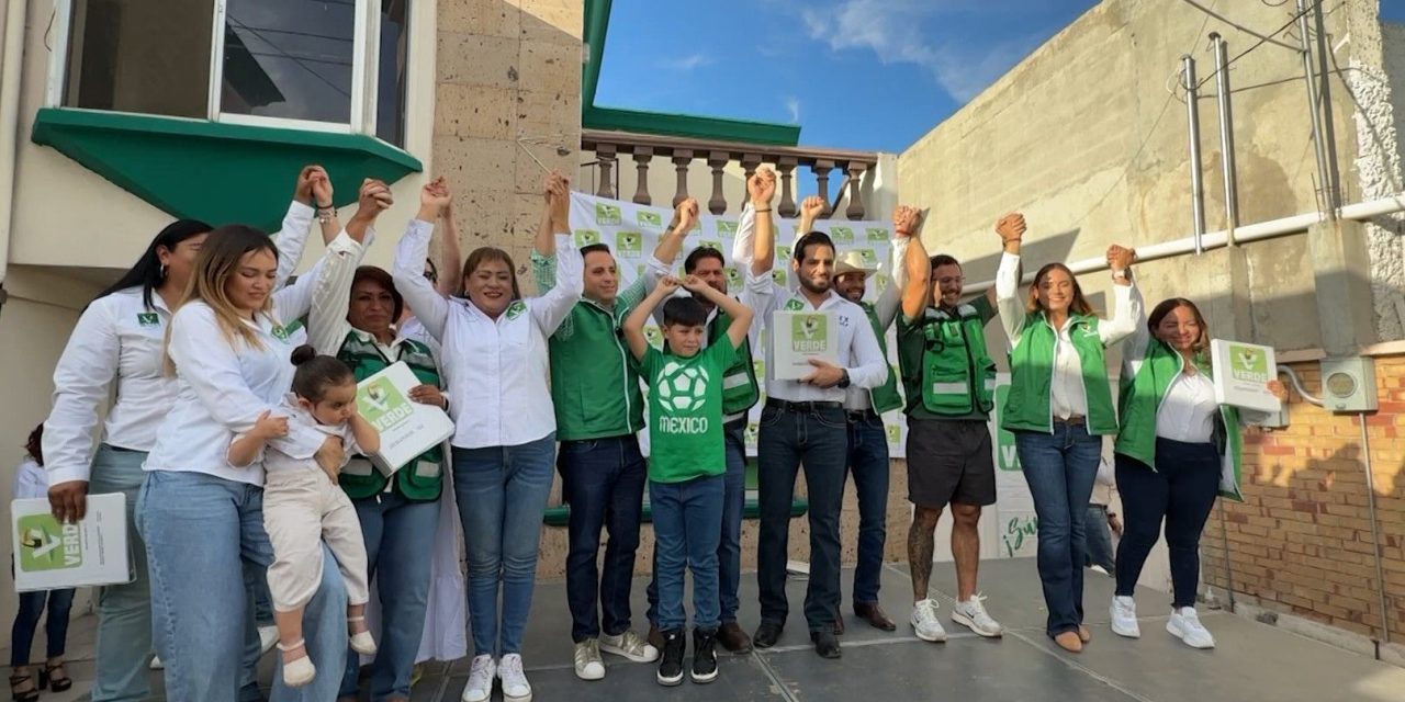 Presenta el Verde a sus candidatos a diputados locales