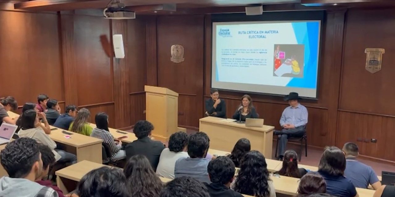 Presentan a universitarios ‘Espejo Electoral’