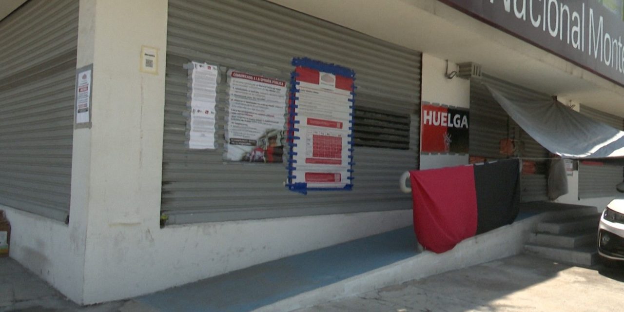 Se mantiene huelga en Monte de Piedad