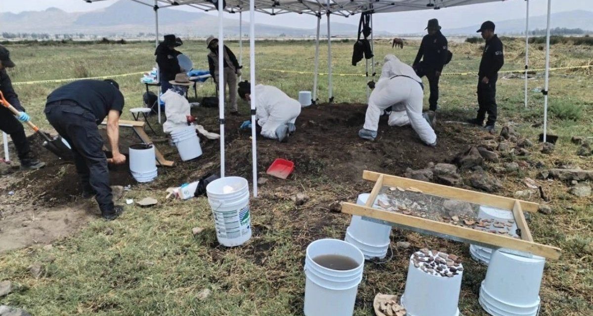 Hallan 219 restos humanos en jornada de búsqueda en límites de Chalco y Tláhuac