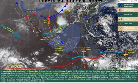 Coahuila mantiene alerta por lluvias fuertes, vientos y torbellinos