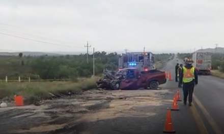 Fatal accidente en la carretera 54, choque frontal se cobró una vida