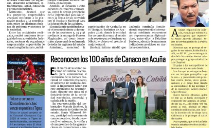 Portada RCG Fronteriza [31 de mayo de 2026] En Coahuila el trabajo mata grilla: Manolo; Power Ministries impulsa clínica comunitaria en Acuña y más…