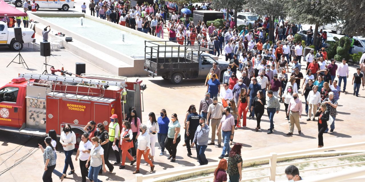 Torreón se une al Primer Simulacro Nacional