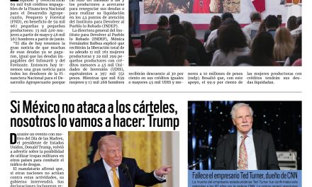 Portada RCG Nacional e Internacional [7 de mayo de 2026] Presidenta Sheinbaum presenta el programa ‘Volver a Crecer’; si México no ataca a los cárteles, nosotros lo vamos a hacer: Trump y más…