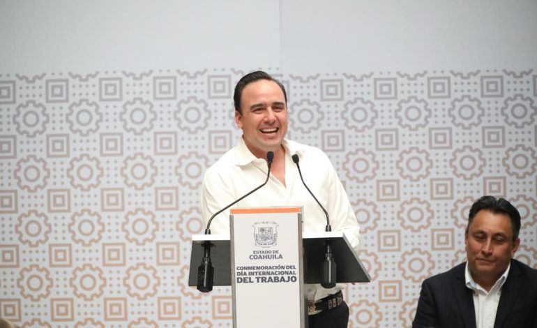 Coahuila es ejemplo de estabilidad laboral: Manolo Jiménez