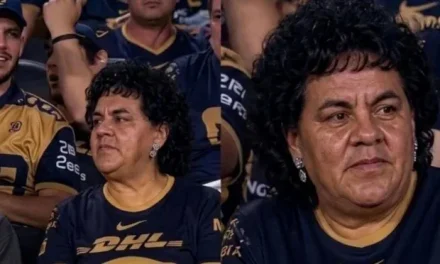 Ella es ‘Cuaumelita Salinas’; la fan de Pumas que se hizo viral por su parecido con Cuauhtémoc Blanco y Carmen Salinas