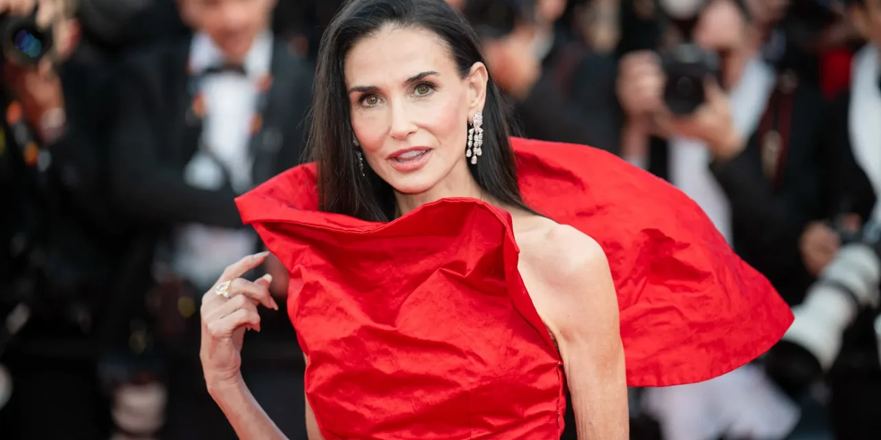 Demi Moore sorprende a sus fans con su nuevo look en el Festival de Cine de Cannes