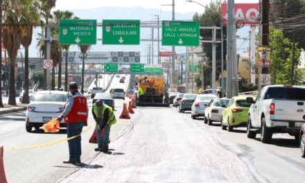 Exhorta gobierno municipal a automovilistas a tomar precauciones por obras en el periférico