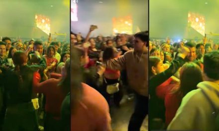El momento en que mujeres arman trifulca durante concierto de J Balvin en la CDMX (video)