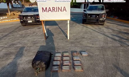 Semar asegura cargamento de cocaína frente a las costas de Huatulco en Oaxaca