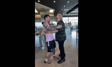 Así fue el emotivo encuentro entre Lionel Messi y Quico